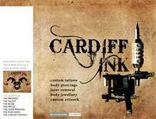 Tablet Screenshot of cardiff-ink.com